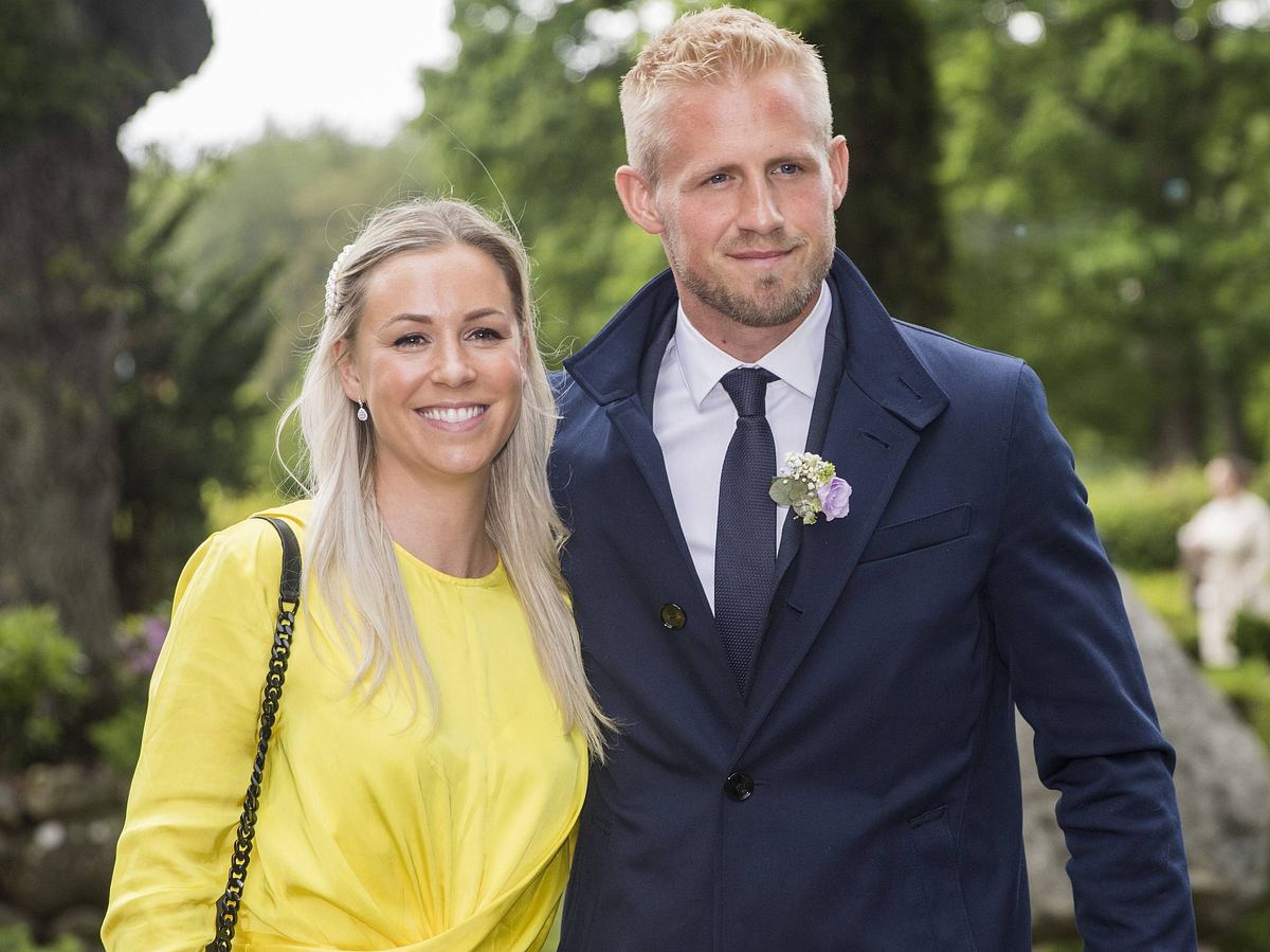 Kasper Schmeichel und Stine Gyldenbrand