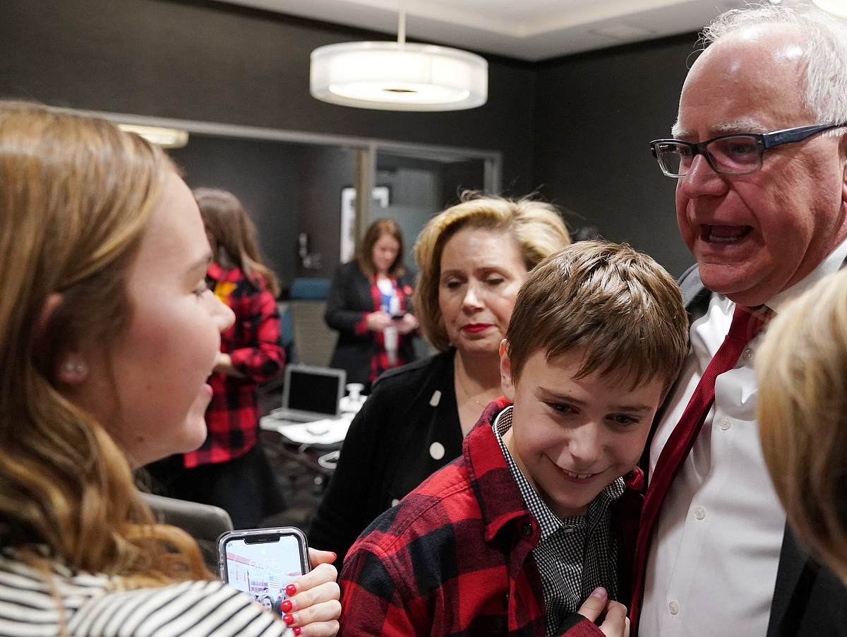 Tim Walz und seine Familie