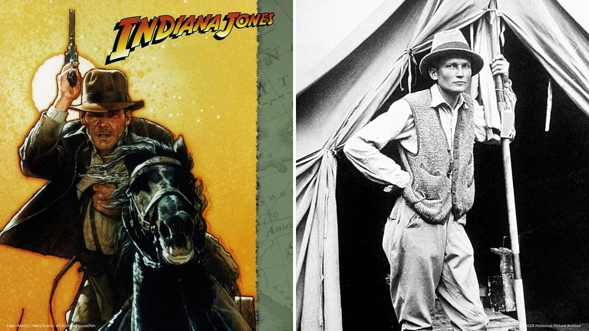 Hiram Bingham als Vorlage für Indiana Jones