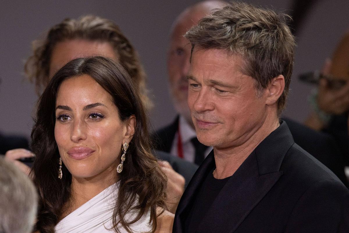 Ines de Ramon und Brad Pitt