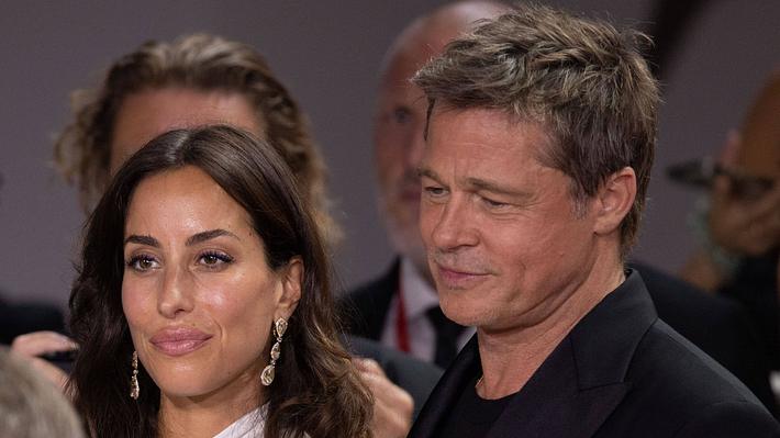 Ines de Ramon und Brad Pitt - Foto: IMAGO / Gruppo LiveMedia