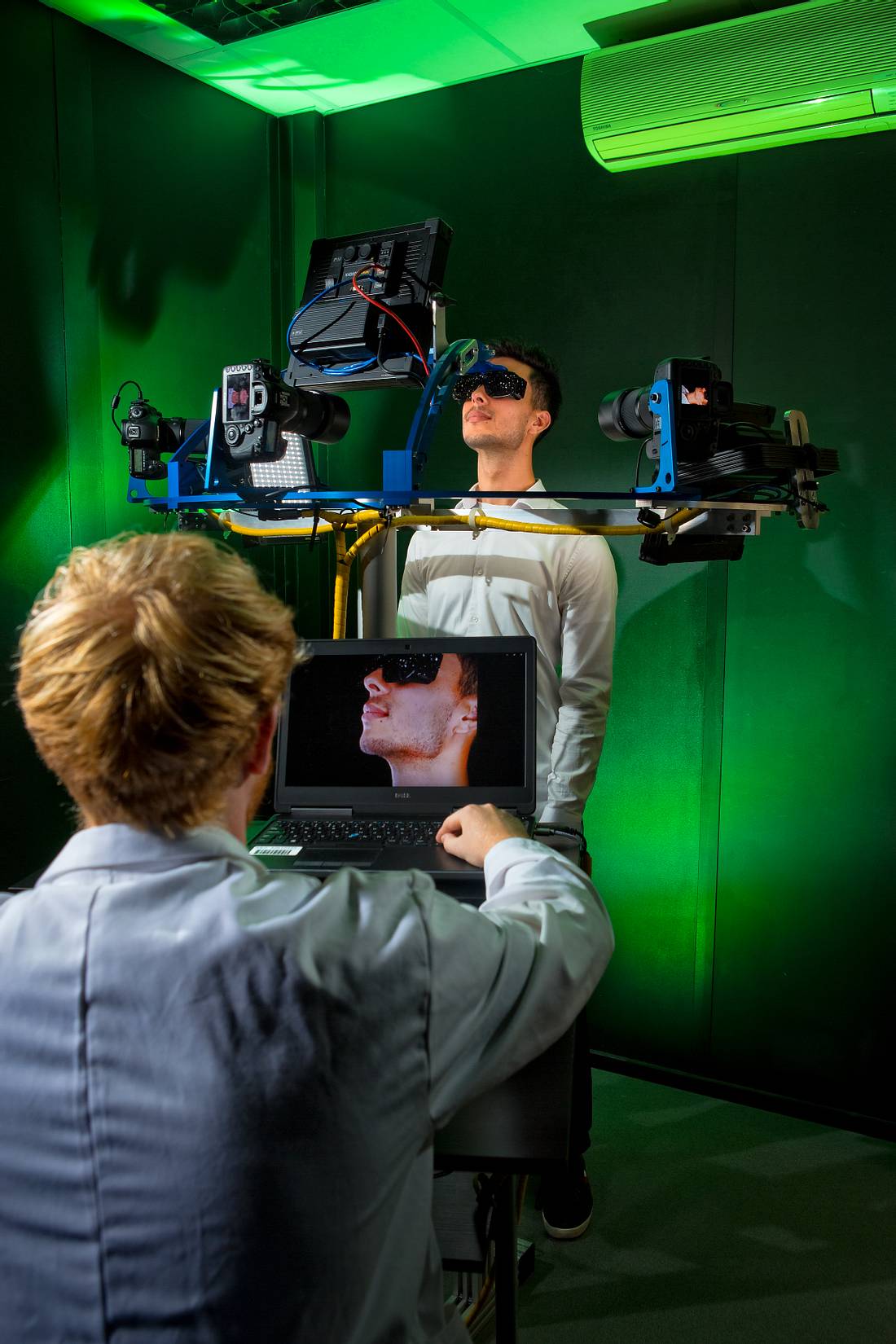 Männer im Innovationszentrum von Gillette Männer im Innovationszentrum von Gillette