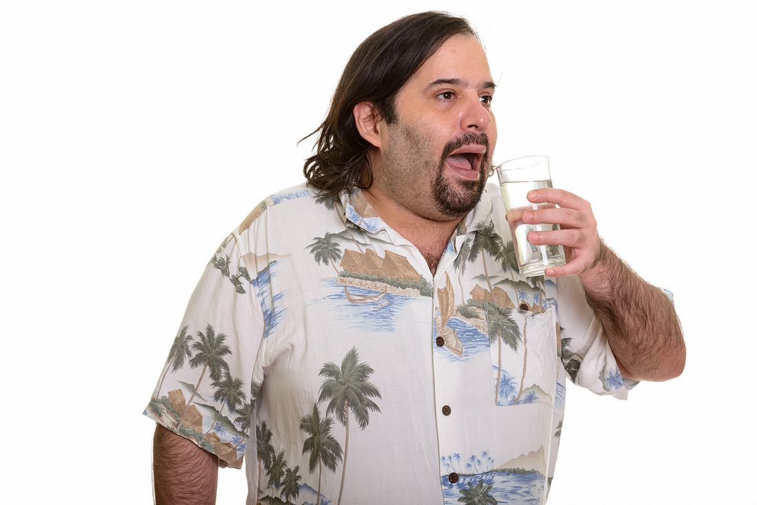 Wer hätte das gedacht? Wasser kann dick machen! Wer hätte das gedacht? Wasser kann dick machen!