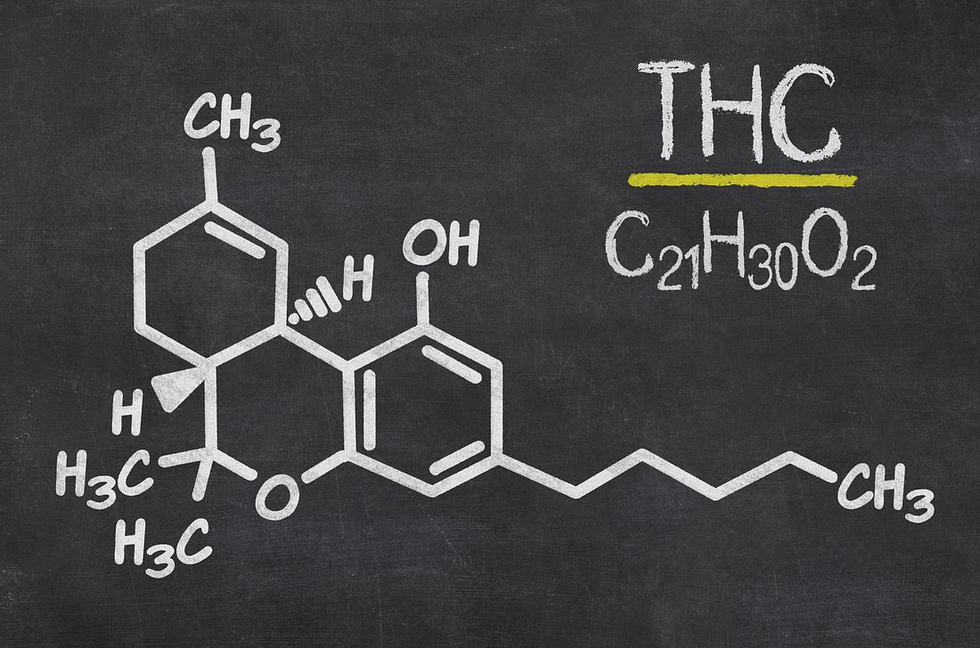 Marihuana: Die chemische Formel von THC Marihuana: Die chemische Formel von THC