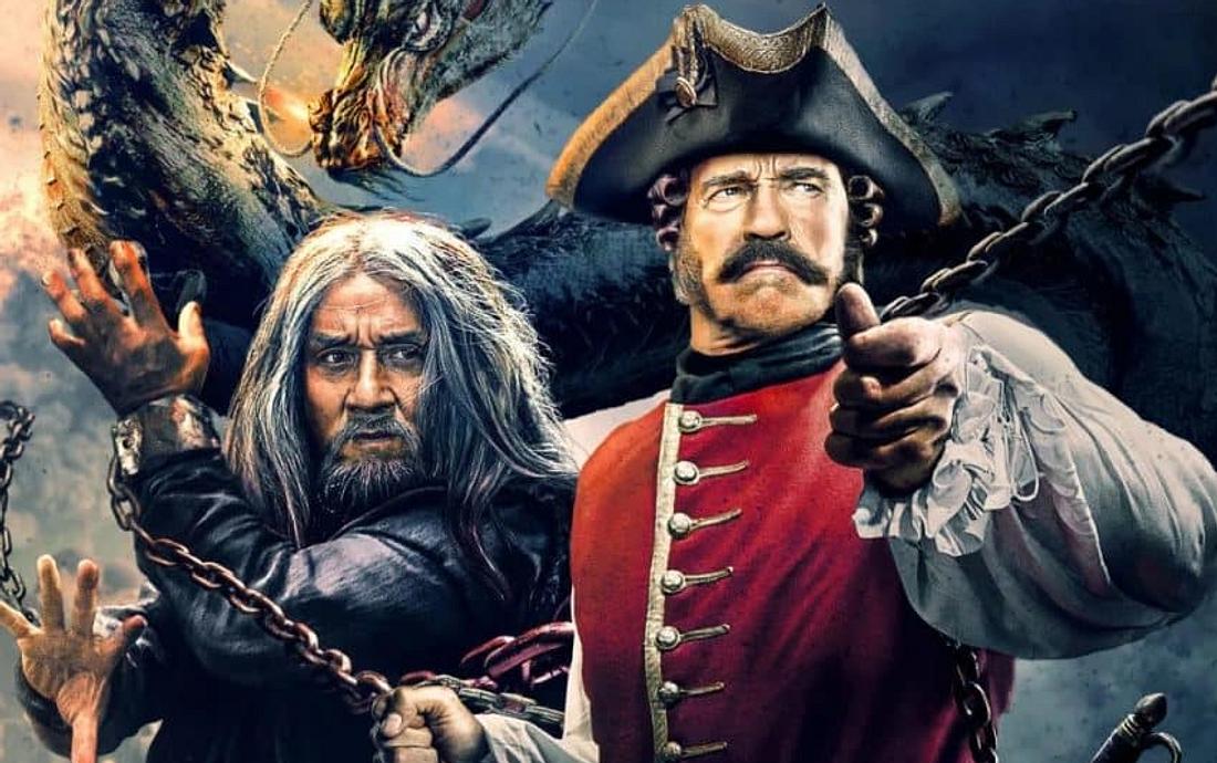Jackie Chan und Arnold Schwarzenegger in The Iron Mask Jackie Chan und Arnold Schwarzenegger in The Iron Mask