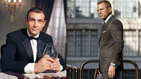 Sean Connery und Daniel Craig als James Bond - Foto: MGM / Sony Pictures