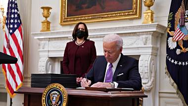 Joe Biden und Kamala Harris - Foto: imago images / ZUMA Wire