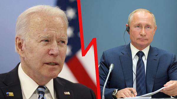 Joe Biden und Wladimir Putin - Foto: Getty Images / STEPHANIE LECOCQ /  ALEXEY DRUZHININ (Kollage)