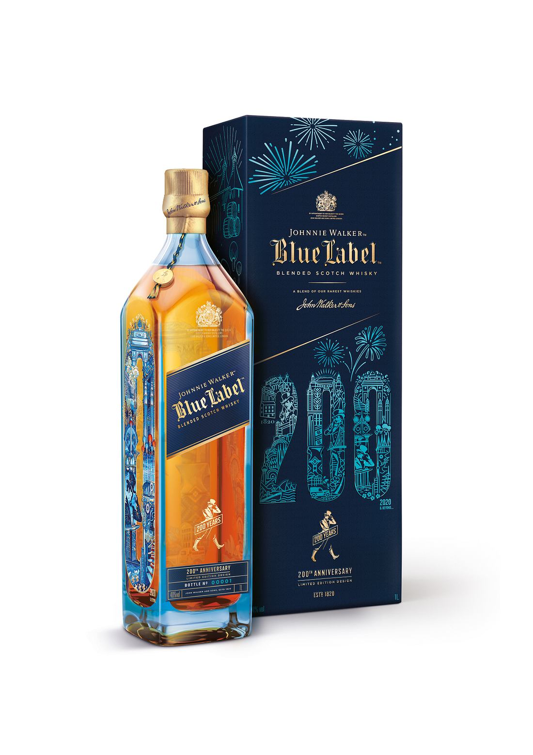 Johnnie Walker Blue Label 200th Anniversary Limited Edition Design