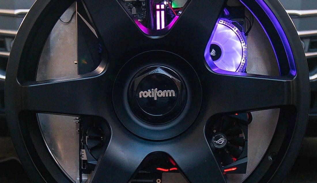 JP Performance unterstützt Abiturienten bei kurioser Idee Der Wheel-One-Computer von B-One