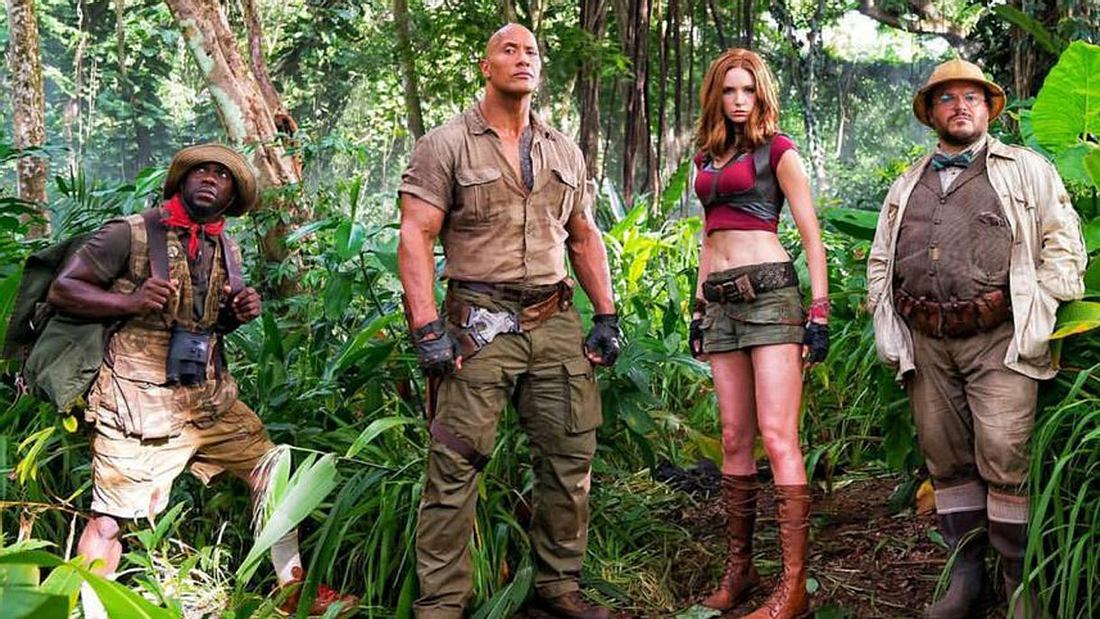 Die neue Jumanji-Crew Jumanji 2: Robin-Williams-Film als Reboot mit The Rock