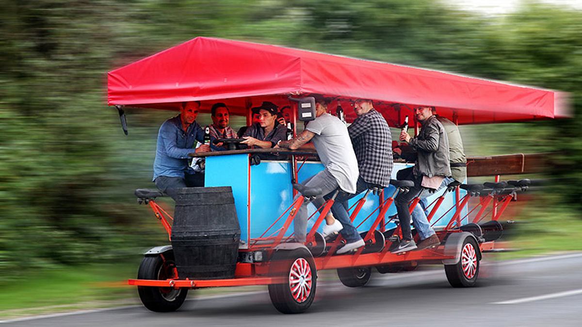 Mit dem Bierbike durchs Kölner Umland