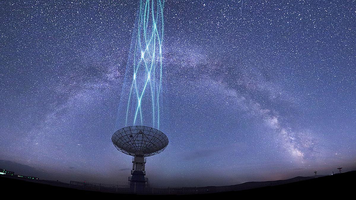 Ein Observatorium in Kanada hat mysteriöse Signale empfangen (Symbolfoto).