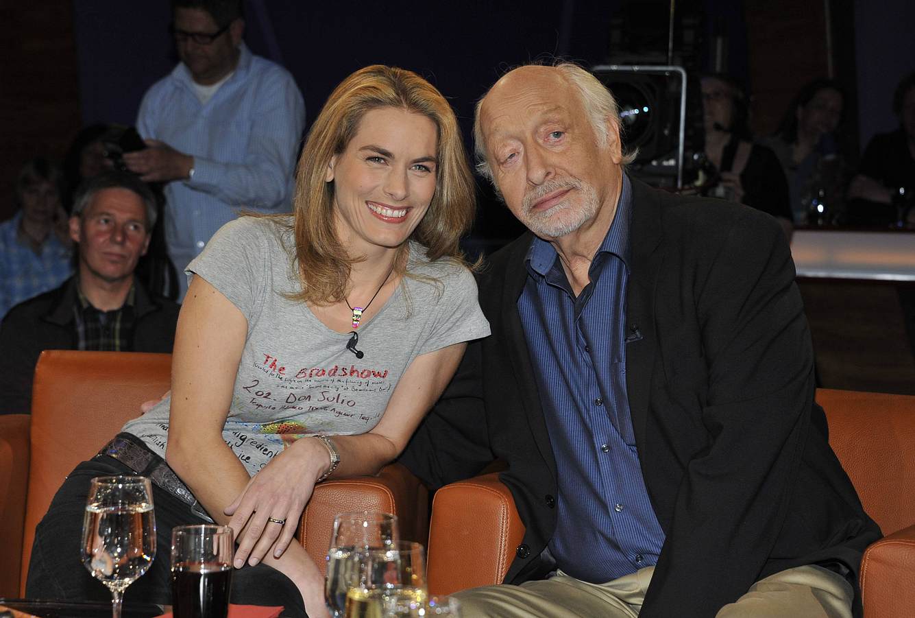 Karl Dall und seine Tochter Janina, 2012 Karl Dall und seine Tochter Janina, 2012