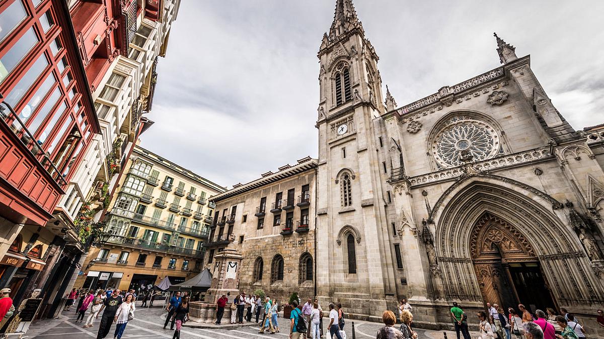 Die Kathedrale von Bilbao.