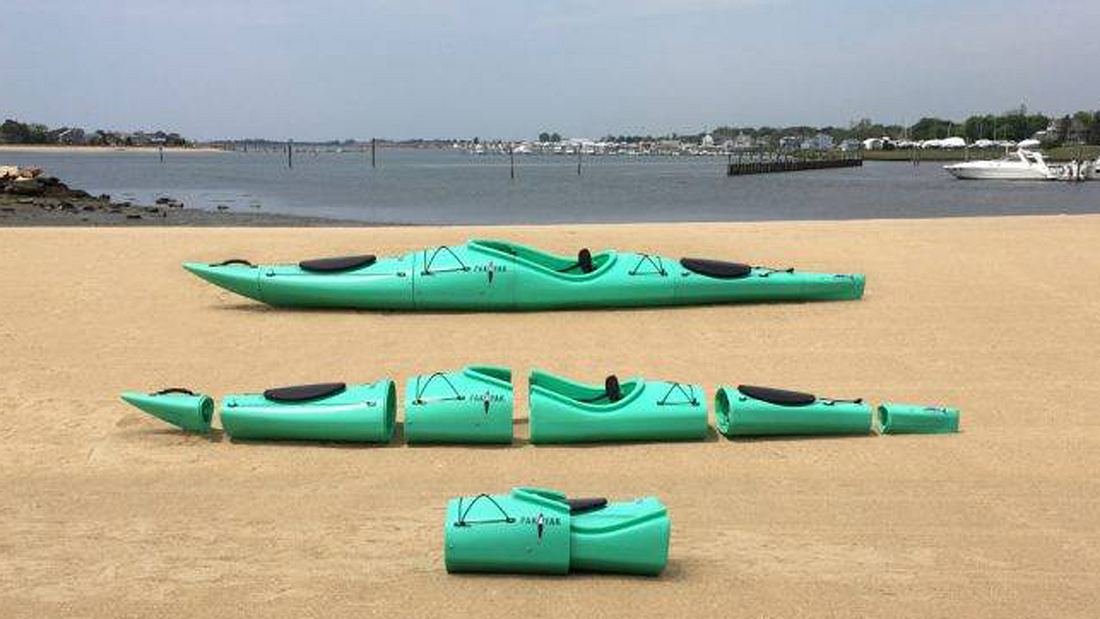 Pakayak: Steckbare Kayaks, die zum Rucksack umfunktioniert werden können