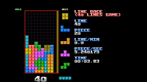 Der Japaner Keroco hat einen Weltrekord im Tetris Line Game aufgestellt - Foto: YouTube/Keroco