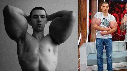 Kirill Tereshin hat einen Bizeps-Umfang von 60 cm - Foto: slacker26rus/Instagram