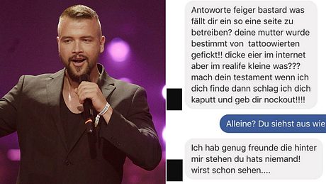 Tattoofrei rächt sich an pöbelndem Kollegah-Fan - Foto: MARKUS SCHREIBER/AFP/Getty Images/ Facebook/Tattoofrei