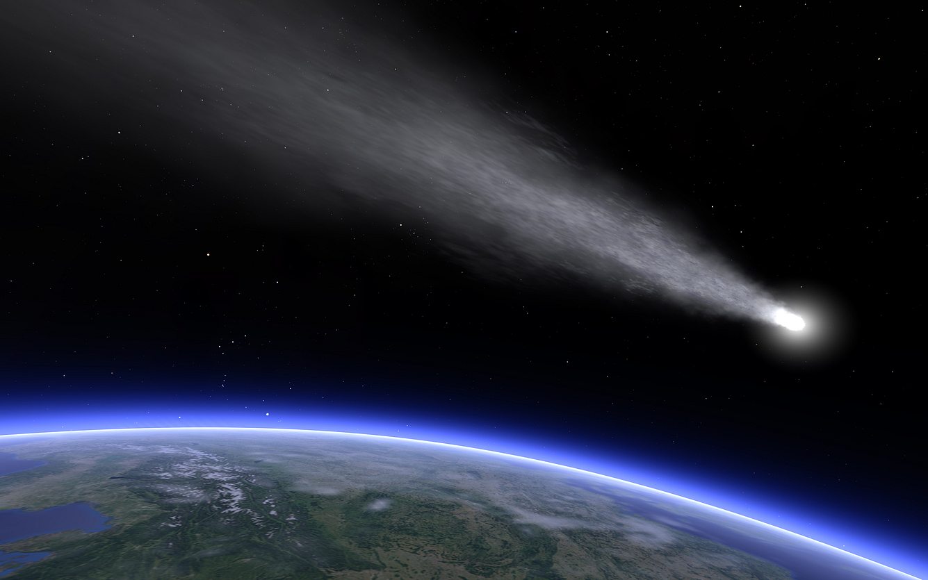 Komet besucht unser Sonnensystem