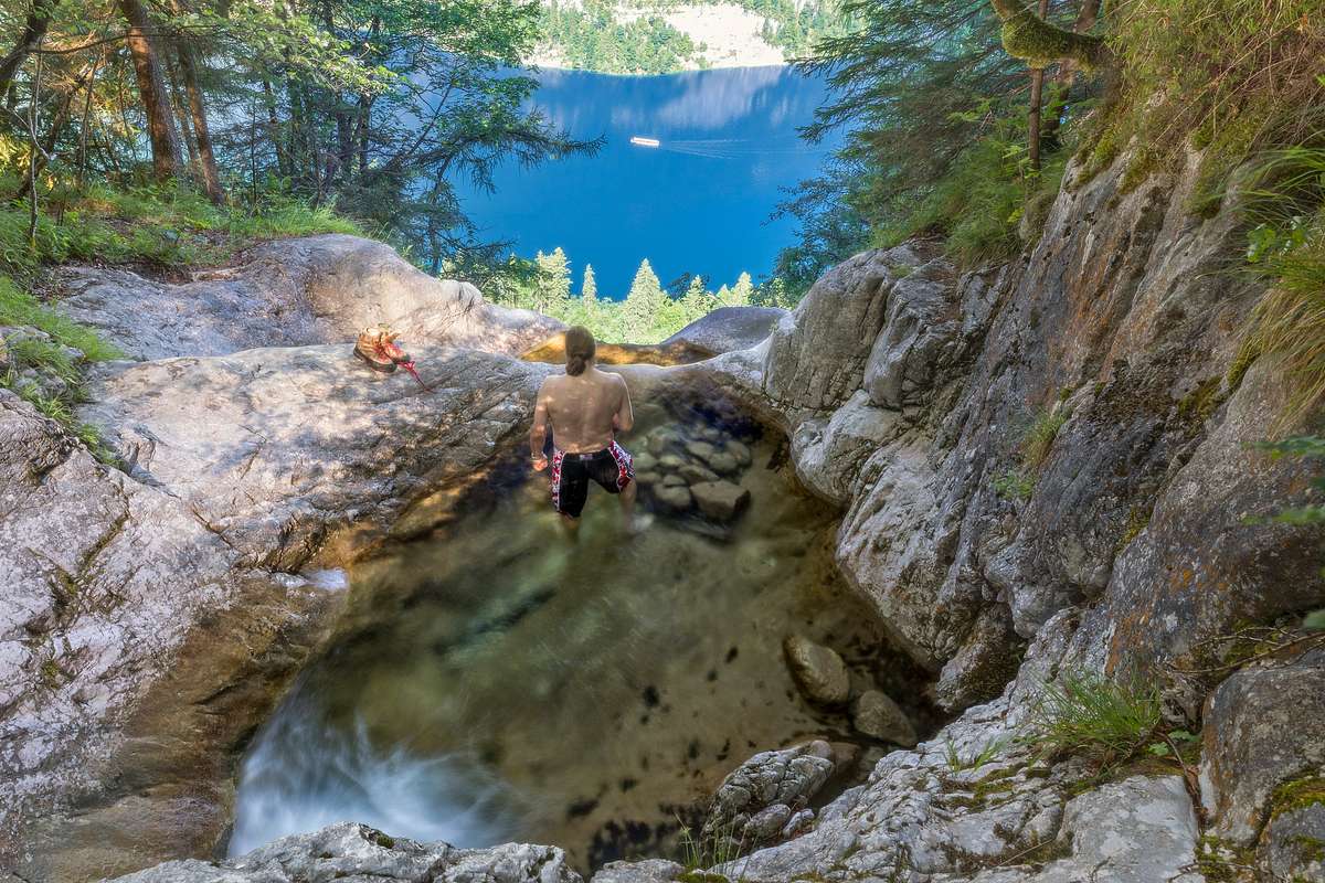 Königsbachfall Wasserfall im Nationalpark Berchtesgaden