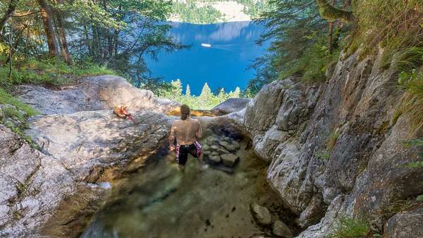 Königsbachfall Wasserfall im Nationalpark Berchtesgaden - Foto: iStock / DieterMeyrl