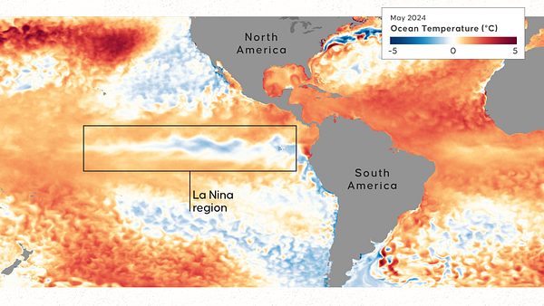 Grafische Darstellung von La Niña - Foto: Getty Images / Anadolu