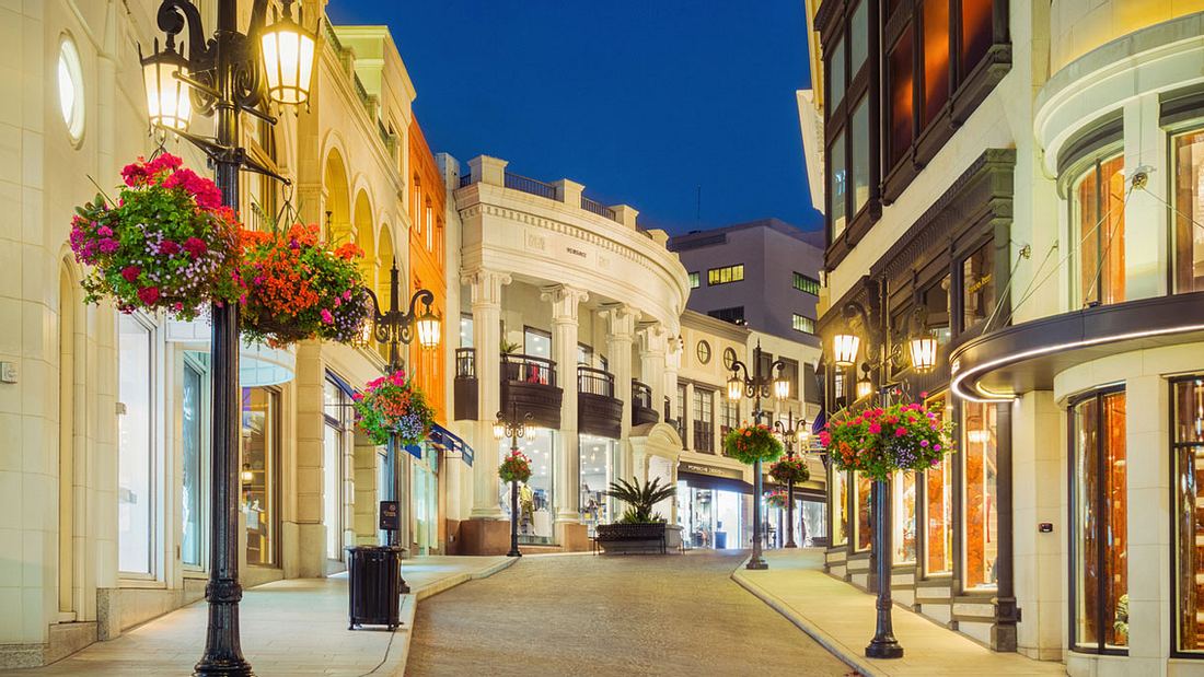 Der elegante Rodeo Drive. Rodeo Drive