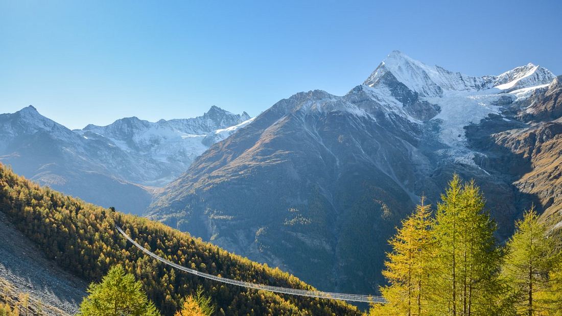 Das ist die längste Hängebrücke der Welt Das ist die längste Hängebrücke der Welt