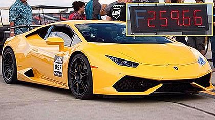 Der Lamborghini Huracan von Underground Racing hat einen neuen Rekord auf der halben Meile aufgestellt - Foto: Facebook / AUTO ZEITUNG