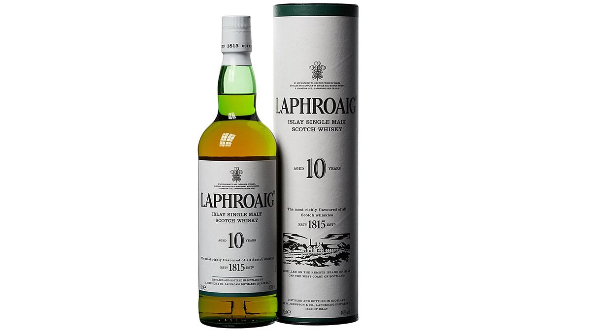 Laphroaig Islay Single Malt Scotch Whisky 10 Jahre 