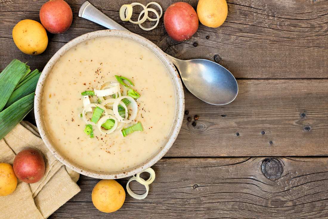 Lauchsuppe-Rezept: So einfach geht's Lauchsuppe-Rezept: So einfach geht's