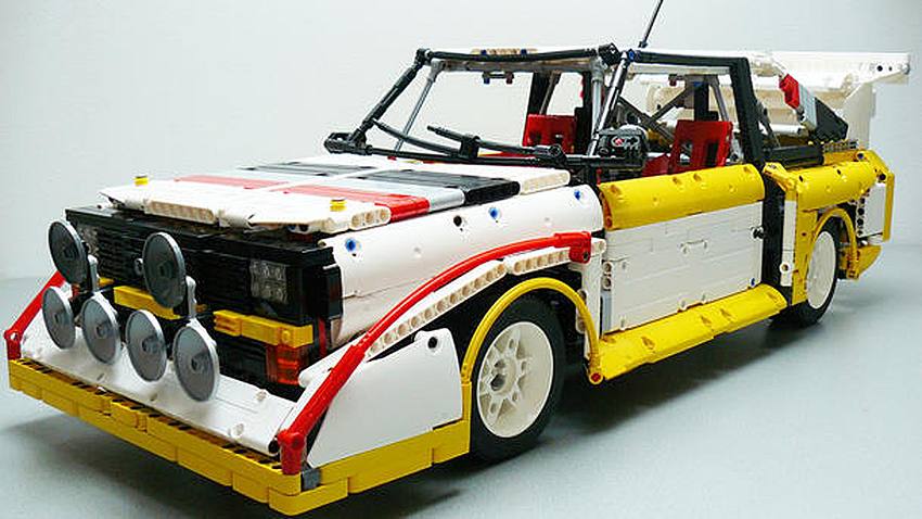 Audi Sport Quattro: Mann baut Kult-Auto aus LEGO nach - Foto: dokludi