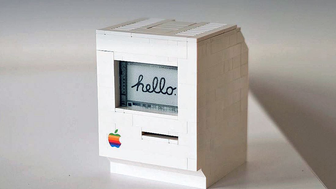 Mini-Mac: Programmierer Jannis Hermanns hat einen LEGO-Macintosh konstruiert LEGO-Macintosh: Programmierer Jannis Hermanns hat einen funktionsfähigen Mini-Mac aus Spielzeugsteinen gebaut
