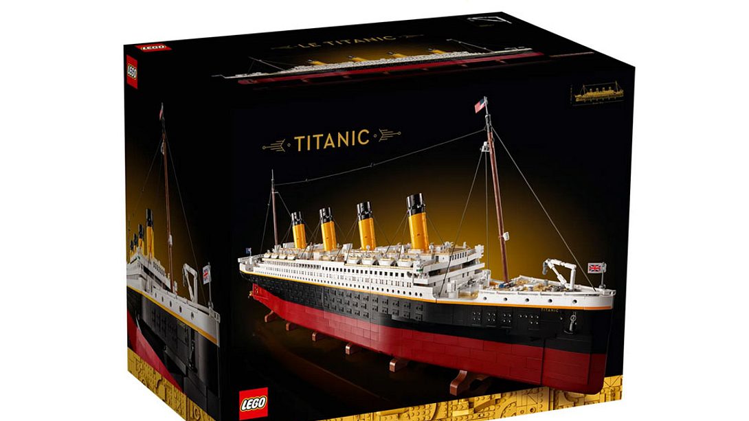 Die Titanic als Lego-Bausatz - Foto: Lego
