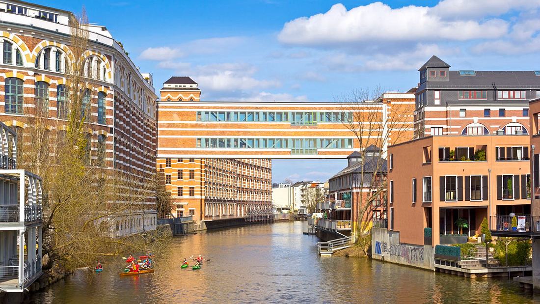 Der Kiez von Leipzig: Stadtteil Plagwitz. Leipzig, Stadtteil Plagwitz