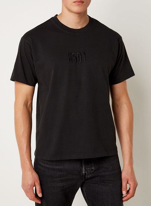 Levi's T-Shirt mit Logostickerei