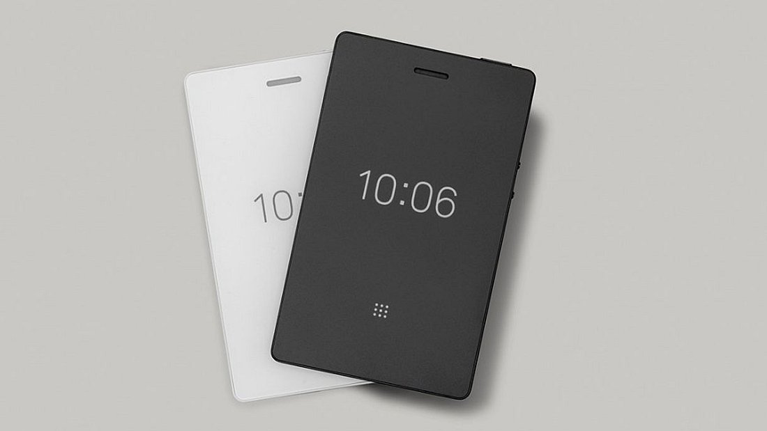 Das Light Phone gibt es in zwei Farben. Lightphone 2 - in Schwarz und Weiss