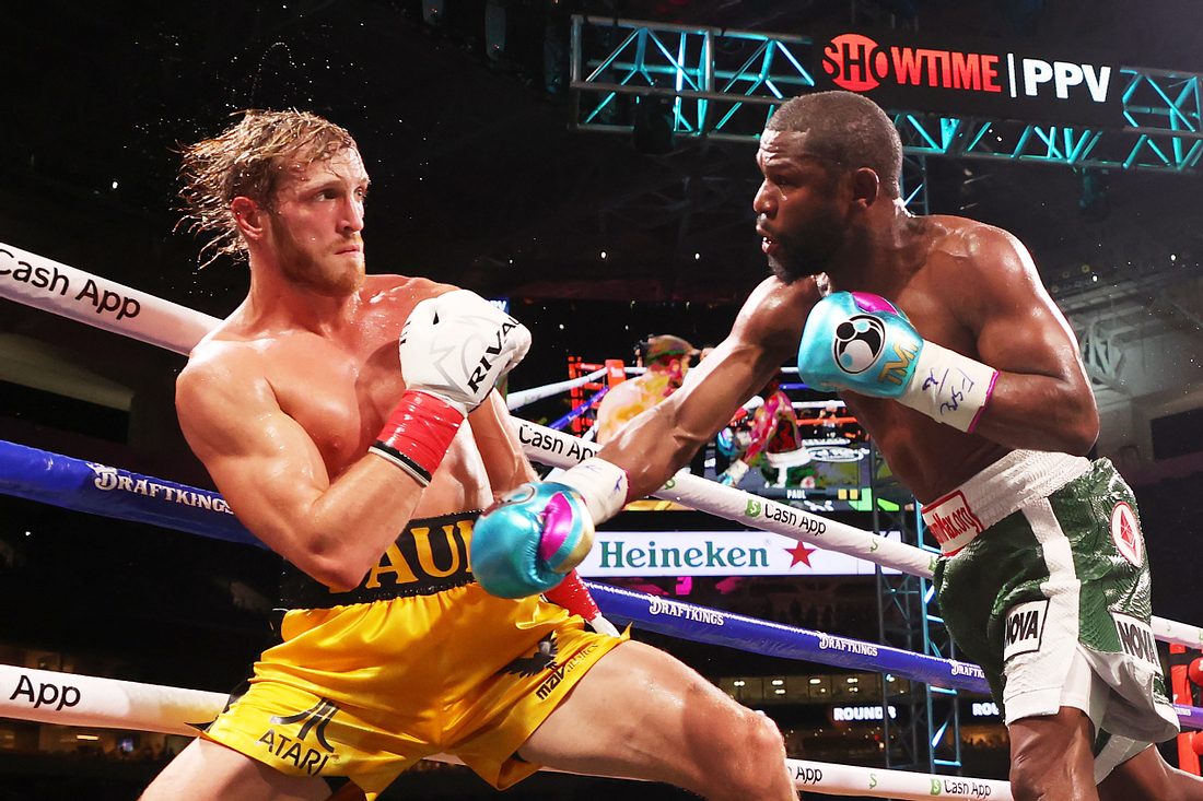 Logan Paul und Floyd Mayweather Logan Paul und Floyd Mayweather