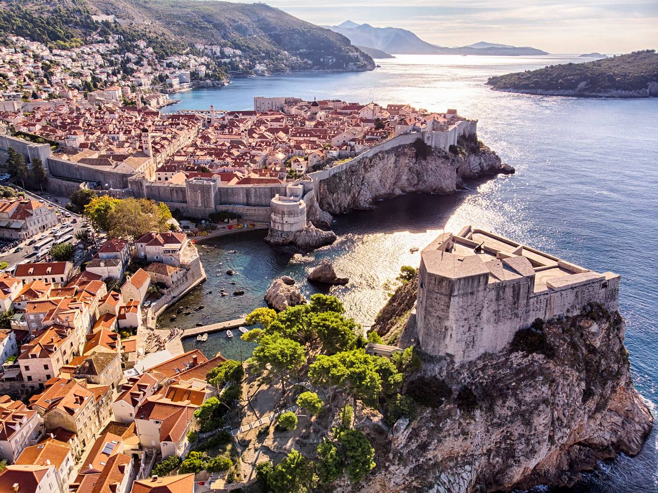 Lovrijenac-Festung in Dubrovnik Lovrijenac-Festung in Dubrovnik