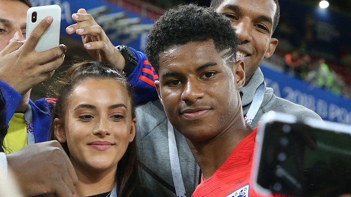 Lucia Loi und Marcus Rashford - Foto: Getty Images / Jean Catuffe