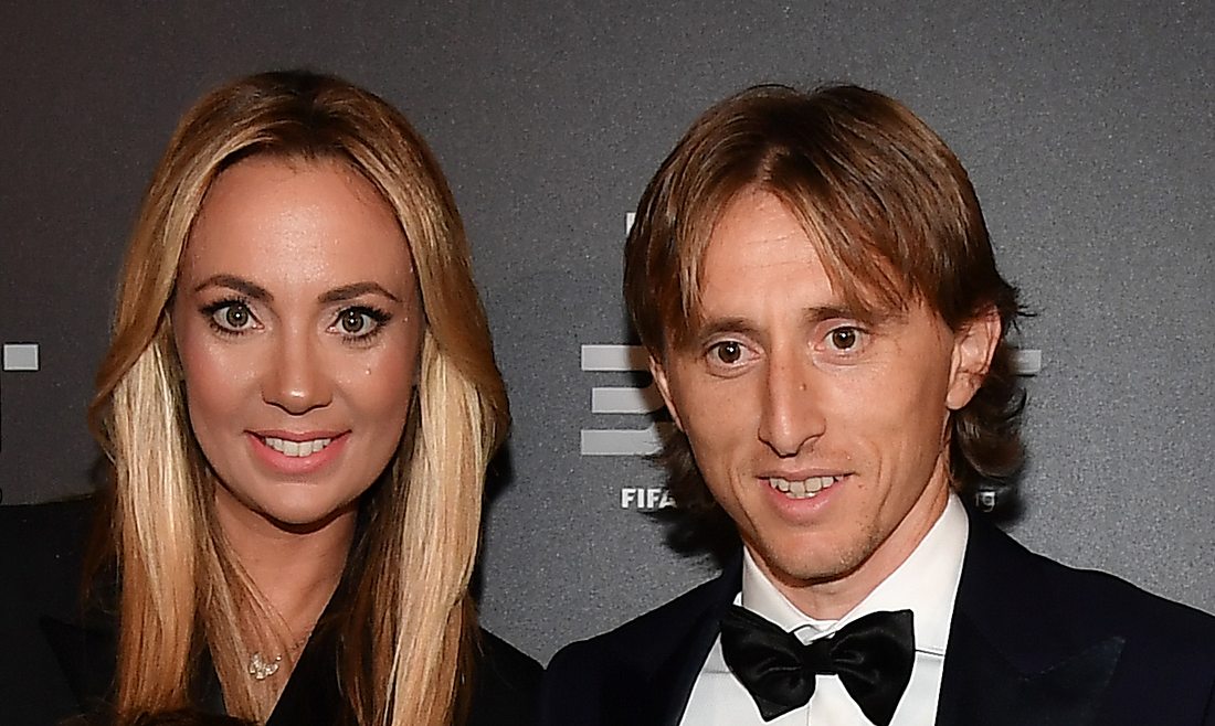 Luka Modric und Ehefrau Vanja Bosnic