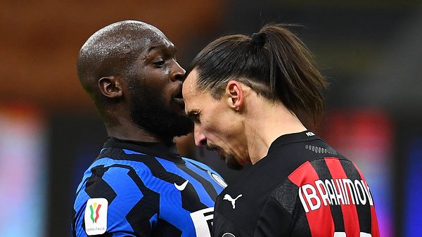 Romelu Lukaku und Zlatan Ibrahimovic geraten auf dem Platz aneinander - Foto: Getty Images / Claudio Villa - Inter