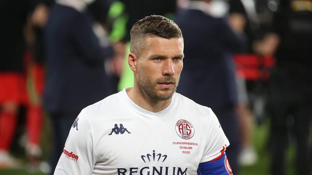 Lukas Podolski im Dress von Antalyaspor - Foto: IMAGO / Depo Photos