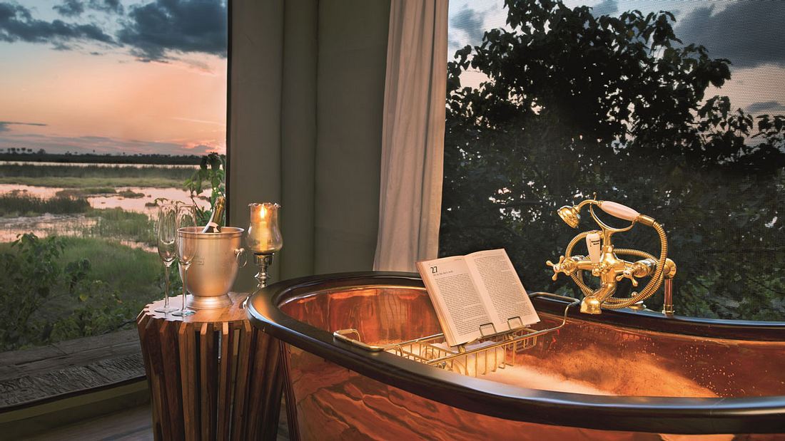 Luxus-Camping in Botswana Luxus-Camping in Botswana