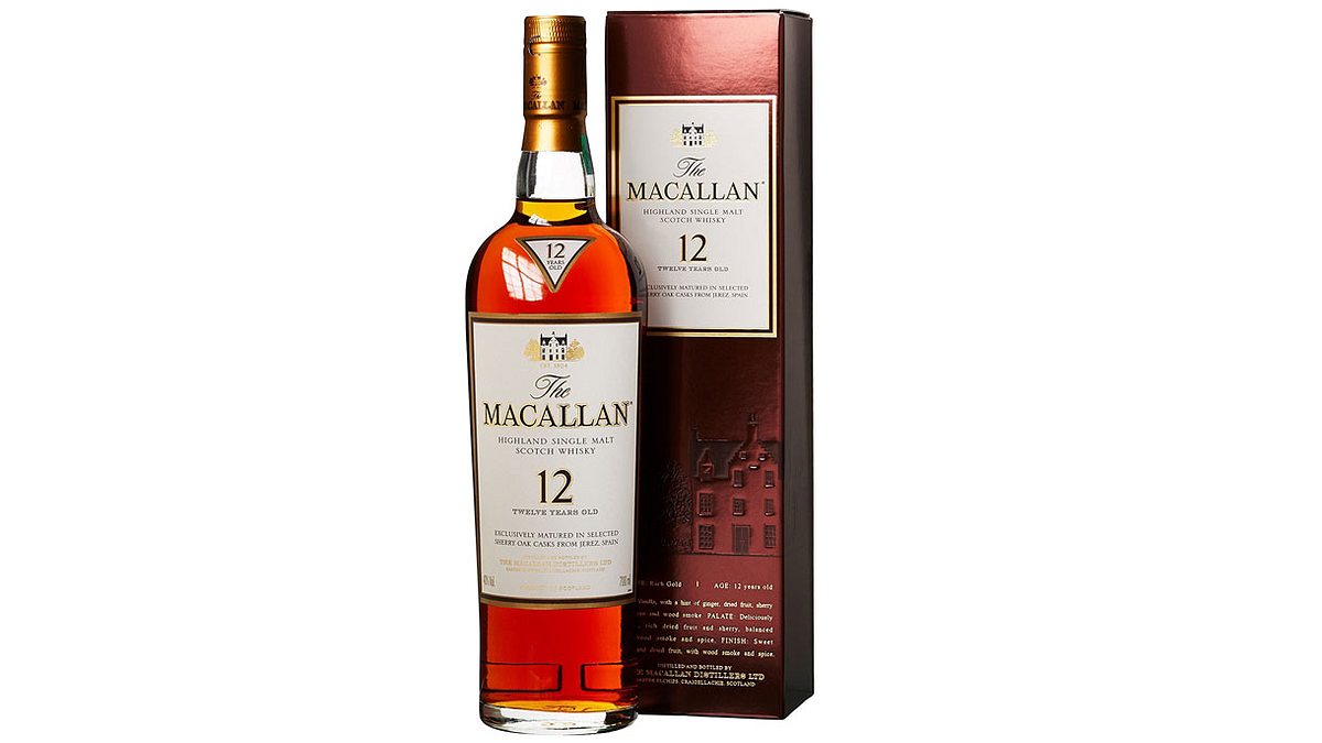 Macallan Highland Single Malt Scotch 12 Years old