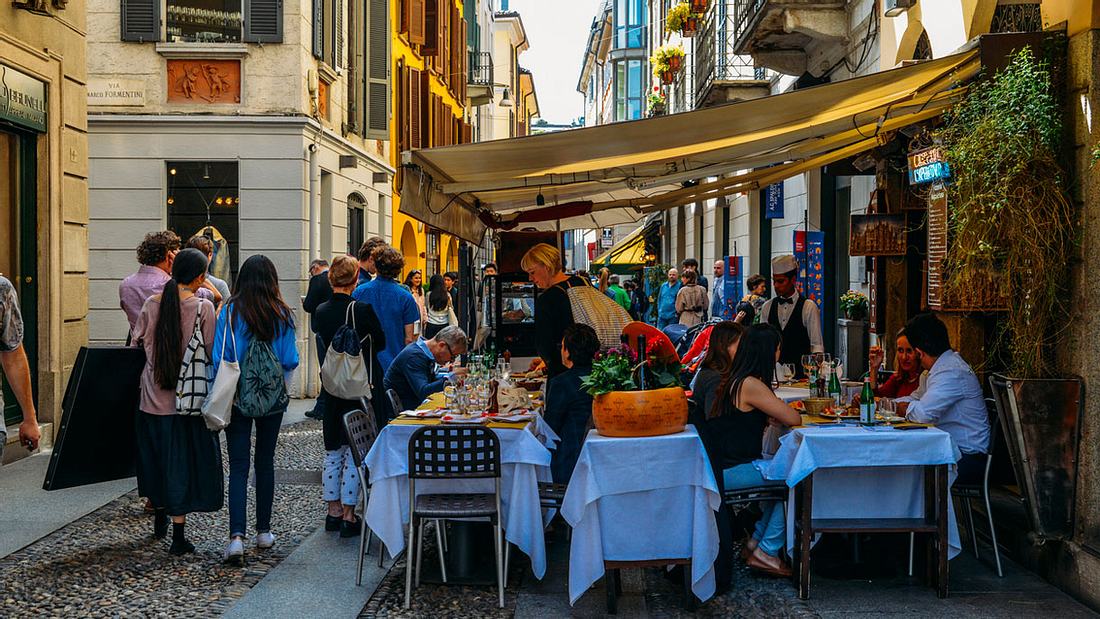 Hier tobt das echte Leben: Künstlerviertel Brera. Das Mailänder Künstlerviertel Brera