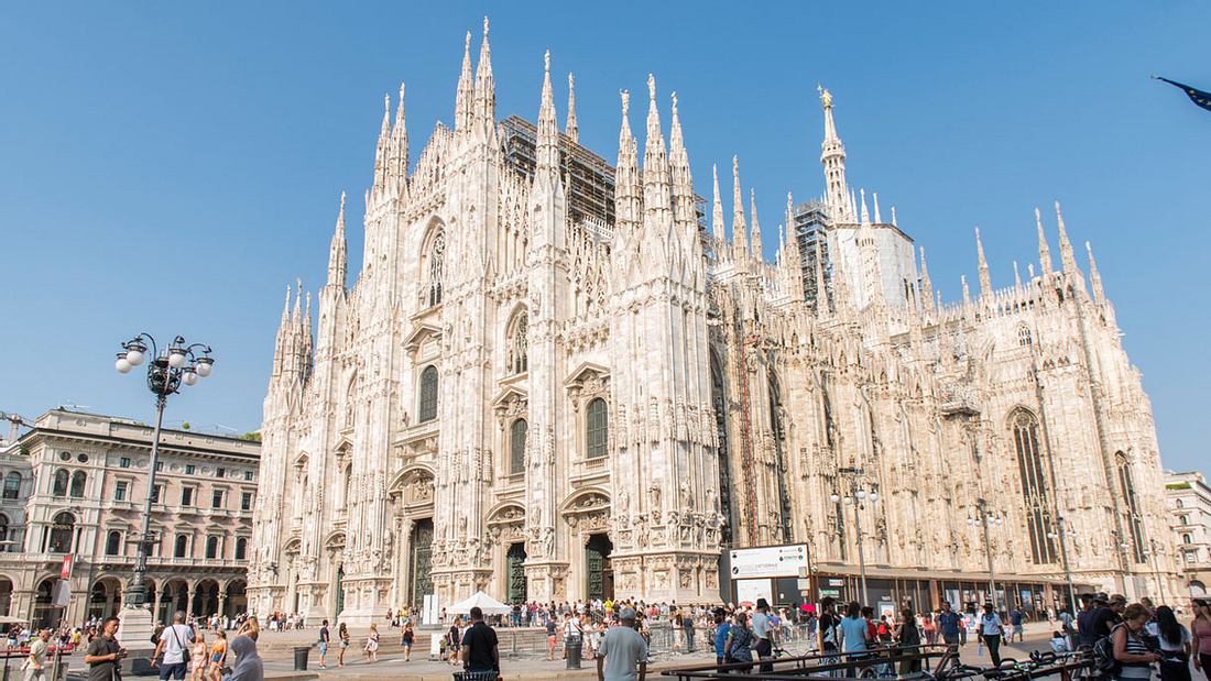 Der Mailänder Dom ist die drittgrößte Kirche der Welt. Mailänder Dom