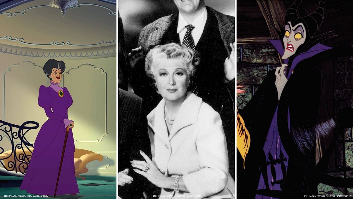 Eleanor Audley als Inspiration für Lady Tremaine und Maleficent