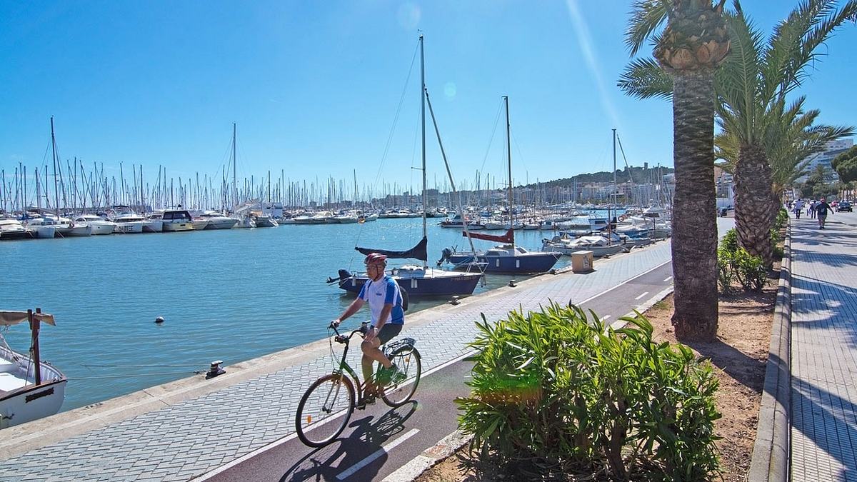 Mit dem Fahrrad in Palma starten